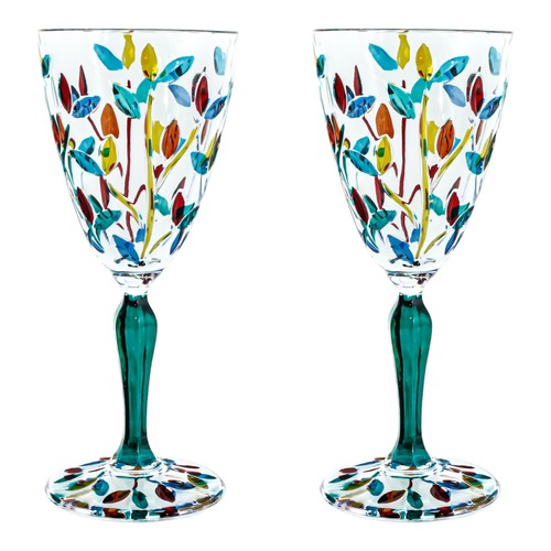 Paire murano vin verres - vin,