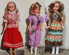 lot de 3 poupées bella tressy