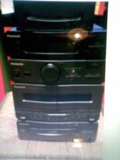 Panasonic SA-CH32 Système Compact CD Cassette Radio + enceintes  ,  SANS  TEL   