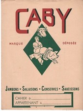 PROTÈGE CAHIER ANCIEN. CABY