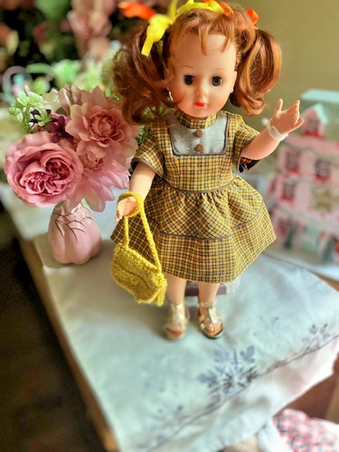 Poupee marie francoise rousse - poupee,