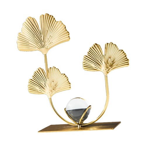 Statue feuilles fer - statue,