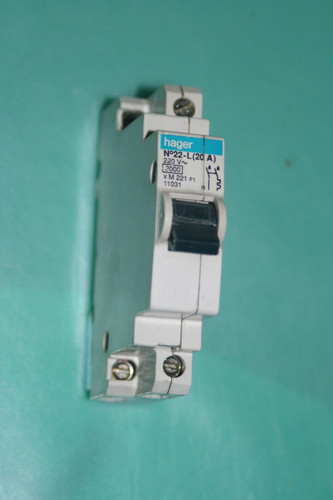 Disjoncteur 20a hager borne - ,