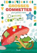 Livre Gommettes - Grosses Gommettes pour petites mains - 10 Petites Comptines, i