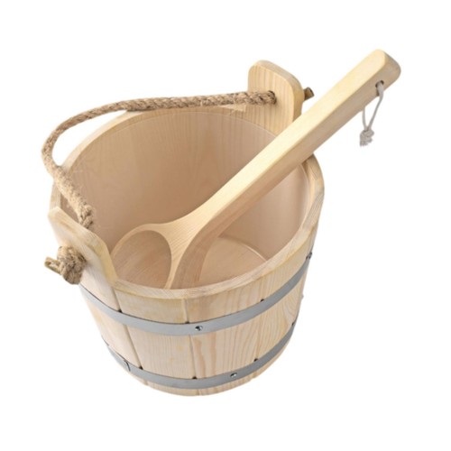 Tonneau louche bois - et, en