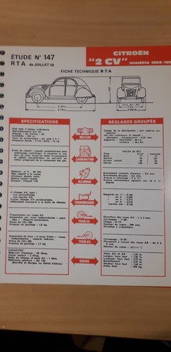 Fiche technique rta a - rta , e.t.a.i