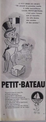 Publicité petit bateau - publicitÉ,