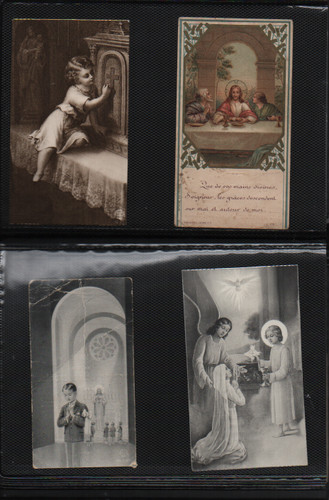 Lot images pieuses années - 50,