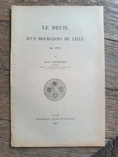Léon Lefebvre - Le deuil d'un bourgeois de Lille en 1772 - 1904