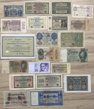 21 billets Banque Anciens