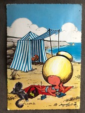 Vintage : rare carte postale Chouchou et Yéyé - années 60