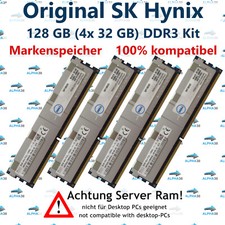 128 Go (4x 32 Go) LRDIMM ECC