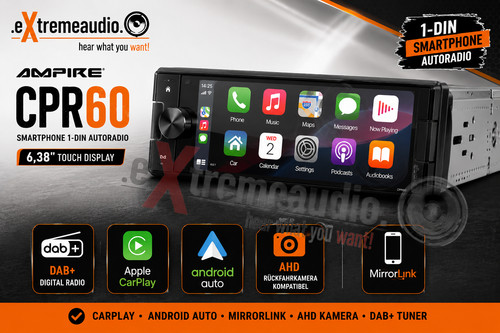 Ampire cpr60 smartphone din - ampire, 1-din