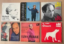 Leo FERRE Lot x 6 EP 45T C'est
