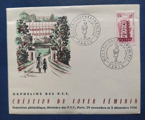 Enveloppe premier jour timbre - premier,