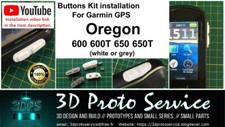 Garmin Oregon 600 - 650 (T) On/Off  Buttons kit (Silicone-Waterproof) Bouton
