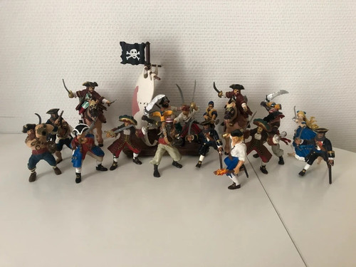 Figurines pirates papo - ,