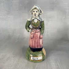 Statuette ancienne faience bretonne NAÏK à restaurer Henriot Quimper non marqué