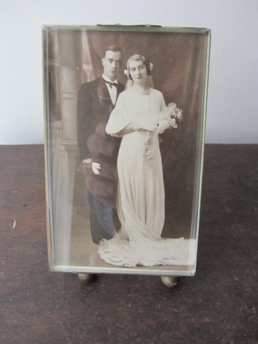 Cadre photo laiton verre - cadre,
