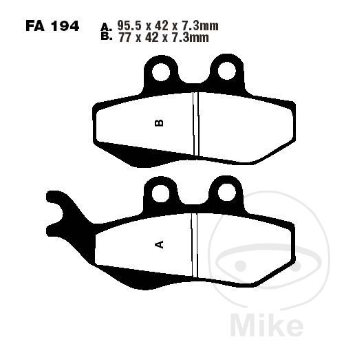 Ebc plaquettes frein - ebc,