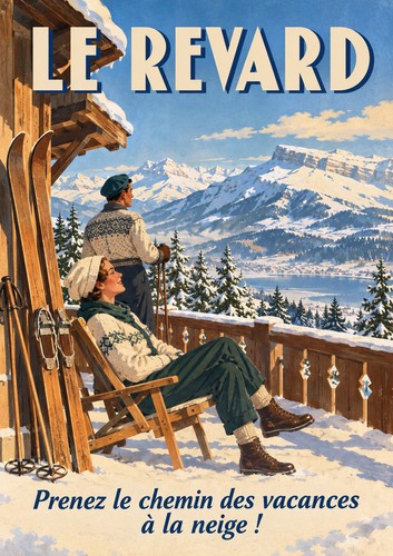 Affiche revard station - le,