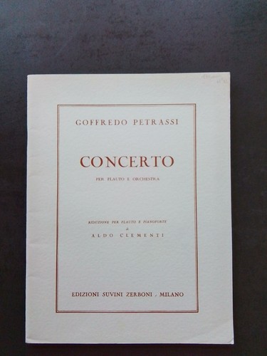 Partition goffredo petrassi - goffredo,