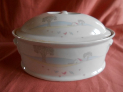 Terrine porcelaine lourioux - terrine, en