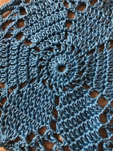 Napperon rond crochet fait - rond,