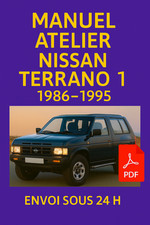 Manuel Atelier Nissan Terrano 1 V10 1986-1995 RTA Revue Technique Auto CD PDF