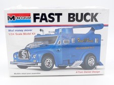 MONOGRAM 1/24 MAQUETTE KIT VAN FAST BUCK MOD MONEY MOVER #7533 NEUF SOUS BLISTER
