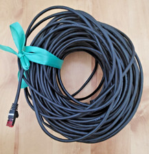 Câble Réseau Ethernet RJ45 Gigabit Haute Qualité 50 Mètre noir