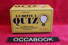 La boîte à quiz - David Gentle - Marabout | jeu occasion