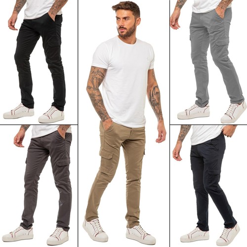 Enzo pantalon cargo - enzo, slim