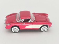 FRANKLIN MINT 1/43ème CHEVROLET CORVETTE 1957 ROUGE AVEC HARD-TOP  +++