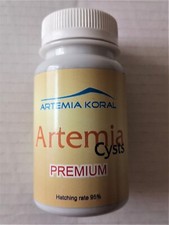 ARTEMIAS SALINA CYSTE PREMIUM POT 50G TAUX D'ECLOSION 95%