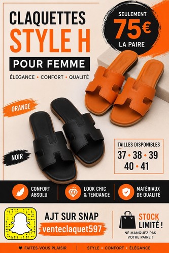 Claquette hermes - claquette,