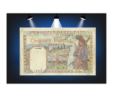 BILLET , BANKNOTE, 50 Francs