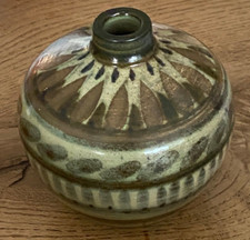 Joli vase boule signé Leclers Vallauris 1984