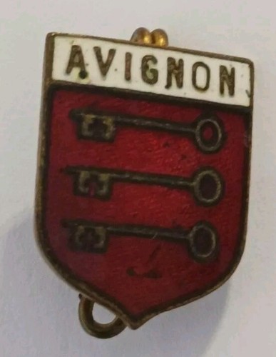 écussons broche ancienne - écussons,
