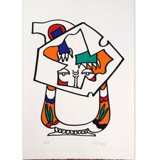 LAPICQUE Charles (1898-1988) "La Prude" (Lithographi