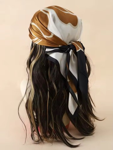Carré foulard châle soie - foulard, de