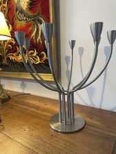 VINTAGE CHANDELIER 8 BRANCHES STOCKHOLM KNUT ET MARIANNE HAGBERG POUR IKEA