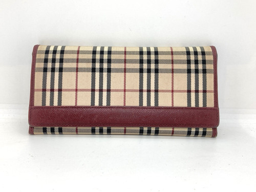 Portefeuille long burberry - long,