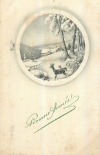 CP ILLUSTREE BONNE ANNEE