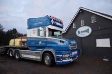 TEKNO 82095 SCANIA TORPEDO 560 TRACTEUR SOLO 6X2 AC MEJERI MASKINER " (DK) MINT