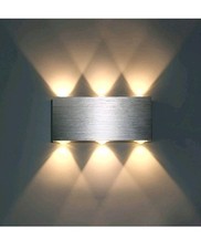 Applique Murale LED 18W Intérieur Lampe Murale Moderne Carré Aluminium