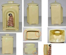 Très original pot à sucre, pot à épice en céramique niche avec un berger