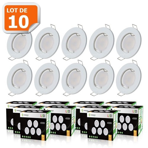 Lot spot led - 10, encastrable