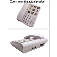 Téléphone à grosses touches pour personnes âgées, numérotation abrégée