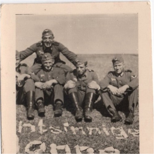 Photo groupe soldat allemand